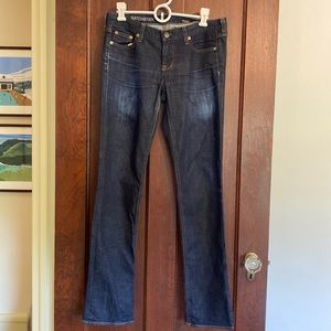 JCrew Matchstick Jeans, 28R, dark wash